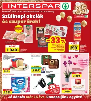 Interspar katalógus, Törökszentmiklós | INTERSPAR | 2026-04-30T00:00:00.000Z - 2026-05-06T00:00:00.000Z
