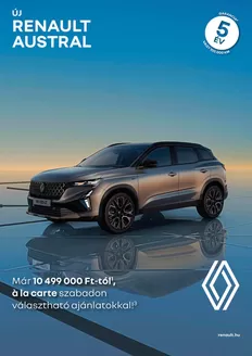 Renault katalógus, Újkígyós | Renault e954762625 | 2026-05-06T00:00:00.000Z - 2026-05-20T00:00:00.000Z