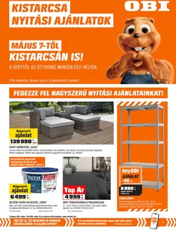 Obi katalógus | KISTARCSA NYITÁSI AJÁNLATOK | 2026-05-06T00:00:00.000Z - 2026-05-17T00:00:00.000Z