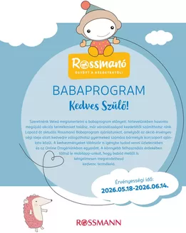 Rossmann katalógus, Dunakeszi | Aktuális különleges akciók | 2026-05-18T00:00:00.000Z - 2026-06-14T00:00:00.000Z