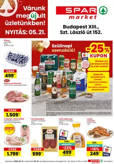 Spar katalógus, Győr | Exkluzív akciók | 2026-05-21T00:00:00.000Z - 2026-05-27T00:00:00.000Z