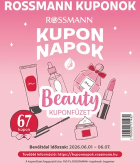 Rossmann katalógus, Hódmezővásárhely | Csúcsajánlatok és kedvezmények | 2026-06-01T00:00:00.000Z - 2026-06-07T00:00:00.000Z