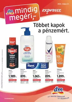 DM katalógus, Tiszafüred | Aktuális akciók és ajánlatok | 2026-05-21T00:00:00.000Z - 2026-06-03T00:00:00.000Z