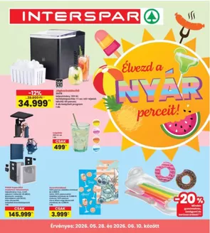 Interspar katalógus, Sajószentpéter | Csúcsajánlatok minden kedvezményvadásznak | 2026-05-28T00:00:00.000Z - 2026-06-10T00:00:00.000Z