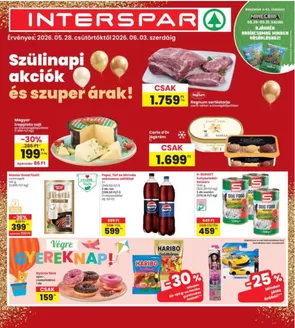 Interspar katalógus | INTERSPAR | 2026-05-28T00:00:00.000Z - 2026-06-03T00:00:00.000Z