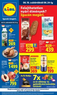 Lidl katalógus, Kaposvár | Akciós újság 25. hét | 2026-06-18T00:00:00.000Z - 2026-06-24T00:00:00.000Z