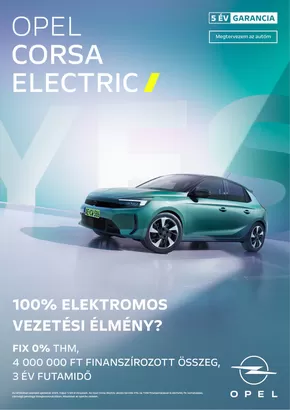 Opel katalógus | Opel Corsa Electric | 2025-04-10T00:00:00.000Z - 2026-04-10T00:00:00.000Z