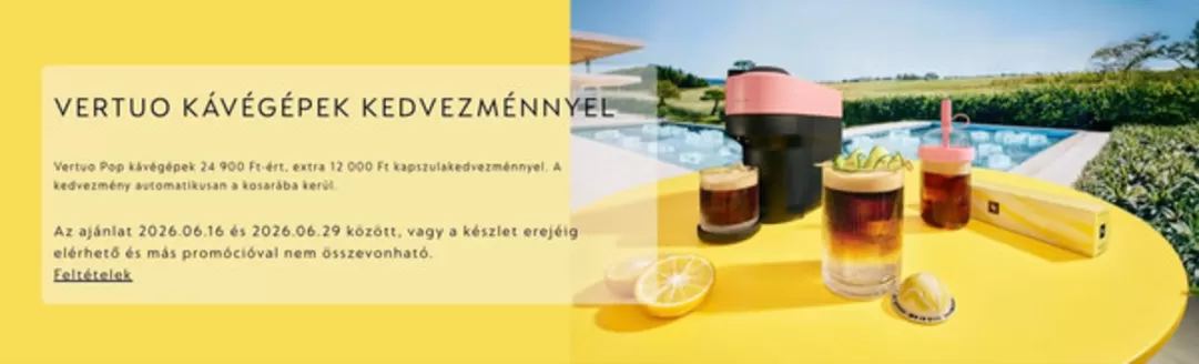 Nespresso katalógus, Kiskunmajsa | Nespresso ajánlatunk érvényes | 2026-06-16T00:00:00.000Z - 2026-06-29T00:00:00.000Z