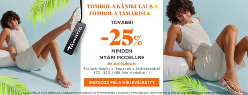Tamaris katalógus, Szeged | Tamaris akciós | 2026-06-21T00:00:00.000Z - 2026-06-23T00:00:00.000Z