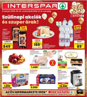 Interspar katalógus, Budakalász | Különleges ajánlatok Önnek | 2026-06-25T00:00:00.000Z - 2026-07-01T00:00:00.000Z