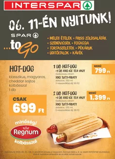 Interspar katalógus | Veszprém toGo nyitás | 2026-06-11T00:00:00.000Z - 2026-08-31T00:00:00.000Z