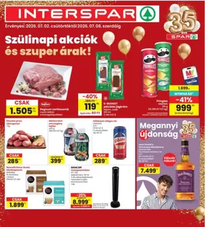 Interspar katalógus | INTERSPAR szórólap | 2026-07-02T00:00:00.000Z - 2026-07-08T00:00:00.000Z