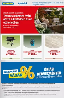 Praktiker katalógus, Szigetszentmiklós | Praktiker akciós | 2026-07-02T00:00:00.000Z - 2026-07-27T00:00:00.000Z