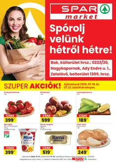 Spar katalógus | Nagyszerű ajánlat a kedvezményvadászoknak | 2026-07-16T00:00:00.000Z - 2026-07-22T00:00:00.000Z
