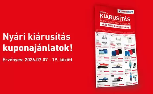 Intersport katalógus | Intersport akciós | 2026-07-07T00:00:00.000Z - 2026-07-19T00:00:00.000Z