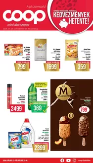 Coop katalógus | Csúcsajánlatok a takarékosoknak | 2026-07-23T00:00:00.000Z - 2026-07-29T00:00:00.000Z