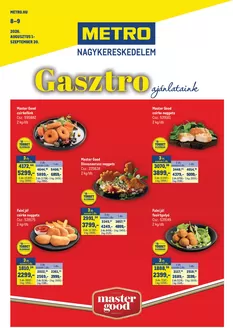 Metro katalógus, Nagykanizsa | Gasztro Ajánlataink 202608-09 | 2026-08-01T00:00:00.000Z - 2026-09-30T00:00:00.000Z