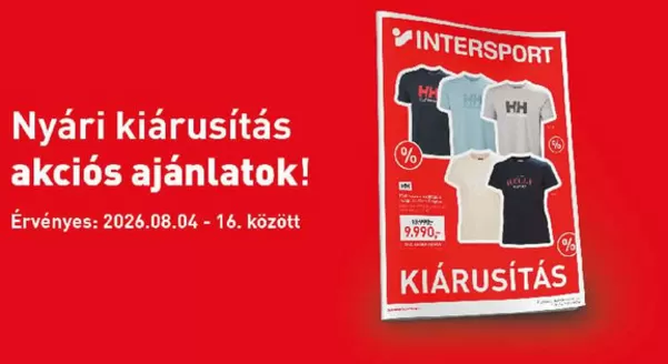 Intersport katalógus | Intersport akciós | 2026-08-04T00:00:00.000Z - 2026-08-16T00:00:00.000Z