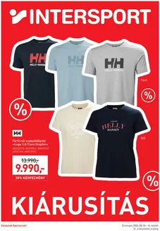 Intersport katalógus | Nyári kiárusítás akciós ajánlatok INTERSPORT | 2026-08-04T00:00:00.000Z - 2026-08-16T00:00:00.000Z