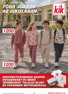Kik katalógus, Győr | KiK újság érvényessége 2026.08.16-ig | 2026-08-07T00:00:00.000Z - 2026-08-16T00:00:00.000Z