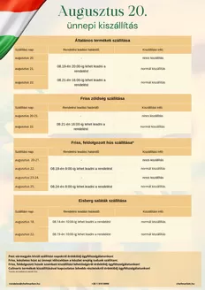 Chef Market katalógus, Szeged | Augusztus unnepi kiszallitas 2026 | 2026-08-18T00:00:00.000Z - 2026-08-25T00:00:00.000Z