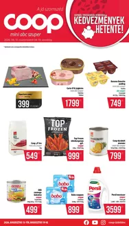 Coop katalógus | Coop regionális szórólap augusztus 3. hét - Nyírzem | 2026-08-13T00:00:00.000Z - 2026-08-19T00:00:00.000Z