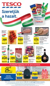 Tesco katalógus | Tesco újság érvényessége 2026.08.26-ig | 2026-08-18T00:00:00.000Z - 2026-08-26T00:00:00.000Z