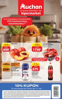 Auchan katalógus | Auchan újság érvényessége 2026.08.26-ig | 2026-08-20T00:00:00.000Z - 2026-08-26T00:00:00.000Z