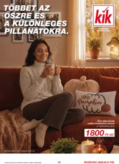 Kik katalógus, Szentes | KiK újság érvényessége 2026.09.06-ig | 2026-08-28T00:00:00.000Z - 2026-09-06T00:00:00.000Z