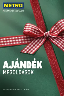 Metro katalógus, Szentendre | Ajándék megoldások 202609-12 | 2026-09-01T00:00:00.000Z - 2026-12-31T00:00:00.000Z