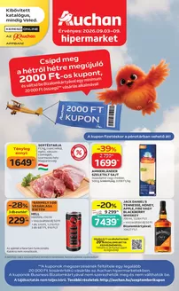 Auchan katalógus, Sopron | Auchan újság érvényessége 2026.09.09-ig | 2026-09-03T00:00:00.000Z - 2026-09-09T00:00:00.000Z