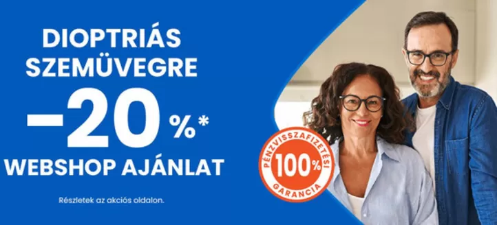 Ofotert katalógus, Debrecen | Komplett szemüveg pénzvisszafizetési garanciával | 2026-09-05T00:00:00.000Z - 2026-09-19T00:00:00.000Z