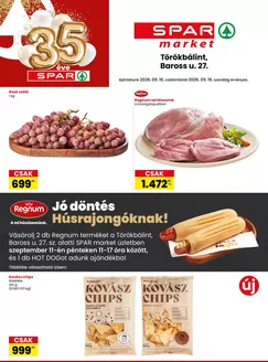 Spar katalógus, Debrecen | A legjobb ajánlataink Önnek | 2026-09-10T00:00:00.000Z - 2026-09-16T00:00:00.000Z