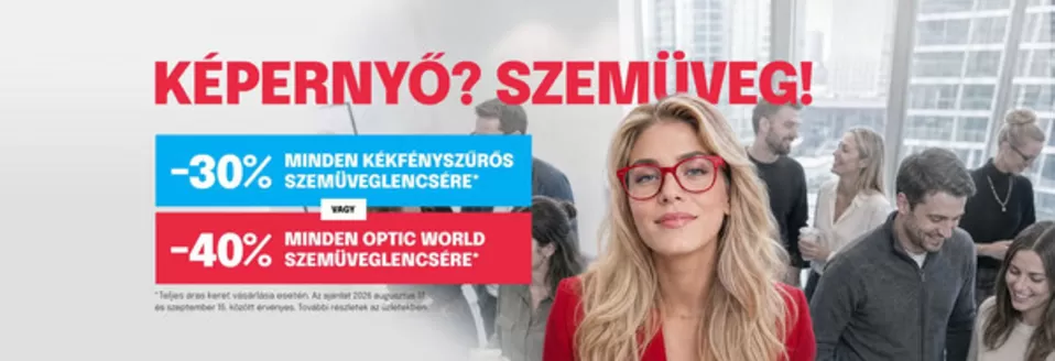 Optic World katalógus, Debrecen | Optic World akciós | 2026-09-07T00:00:00.000Z - 2026-09-21T00:00:00.000Z