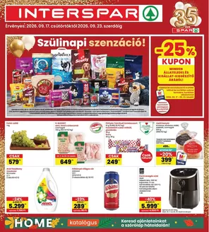 Interspar katalógus, Dunakeszi | INTERSPAR szórólap | 2026-09-17T00:00:00.000Z - 2026-09-23T00:00:00.000Z