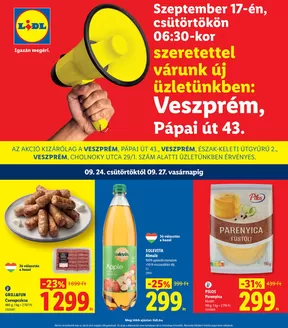Lidl katalógus, Ács | Érvényes 09.24-től | 2026-09-24T00:00:00.000Z - 2026-09-27T00:00:00.000Z