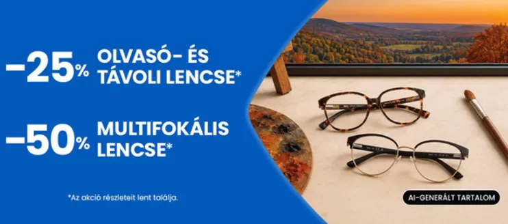 Ofotert katalógus | Őszi szemüveglencse-akció | 2026-09-23T00:00:00.000Z - 2026-10-07T00:00:00.000Z