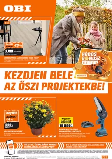 Obi katalógus, Budapest | KEZDJEN BELE Részletek itt AZ ŐSZI PROJEKTEKBE | 2026-09-28T00:00:00.000Z - 2026-11-02T00:00:00.000Z