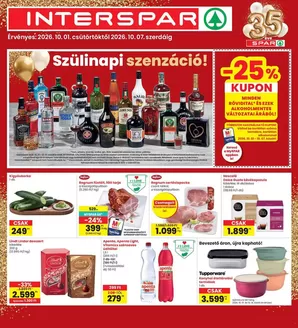 Interspar katalógus, Vác | INTERSPAR szórólap | 2026-10-01T00:00:00.000Z - 2026-10-07T00:00:00.000Z