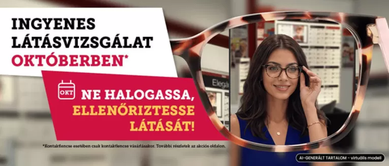 Vision Express katalógus, Kecskemét | Offerte Vision Express | 2026-10-01T00:00:00.000Z - 2026-10-31T00:00:00.000Z