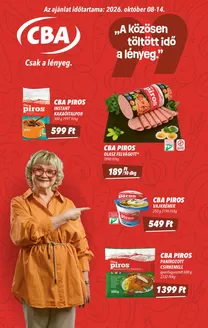 CBA katalógus, Bonyhád | Aktuális akciók és ajánlatok | 2026-10-05T00:00:00.000Z - 2026-10-19T00:00:00.000Z
