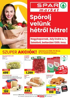 Spar katalógus, Tököl | SPAR market Nagykapornak Zalalovő szórólap | 2026-10-08T00:00:00.000Z - 2026-10-14T00:00:00.000Z