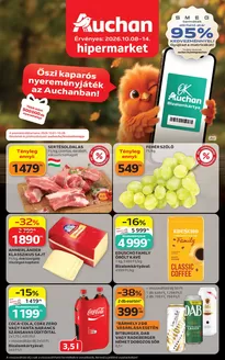 Auchan katalógus | Auchan újság érvényessége 2026.10.14-ig | 2026-10-08T00:00:00.000Z - 2026-10-14T00:00:00.000Z
