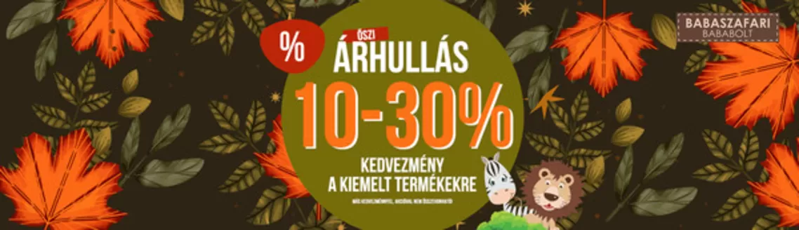 Babaszafari katalógus | Babaszafari akciós | 2026-10-08T00:00:00.000Z - 2026-10-22T00:00:00.000Z