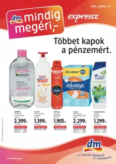 DM katalógus, Budapest | A legjobb akcióink | 2026-10-16T00:00:00.000Z - 2026-10-30T00:00:00.000Z