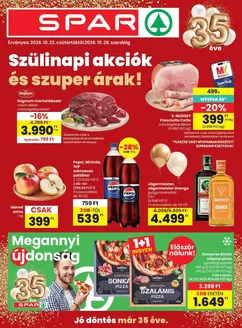 Spar katalógus, Kisbér | SPAR szórólap | 2026-10-22T00:00:00.000Z - 2026-10-28T00:00:00.000Z