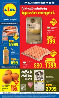 Lidl katalógus | Akciós újság 43. hét | 2026-10-22T00:00:00.000Z - 2026-10-28T00:00:00.000Z
