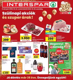 Interspar katalógus, Miskolc | INTERSPAR szórólap | 2026-10-22T00:00:00.000Z - 2026-10-28T00:00:00.000Z
