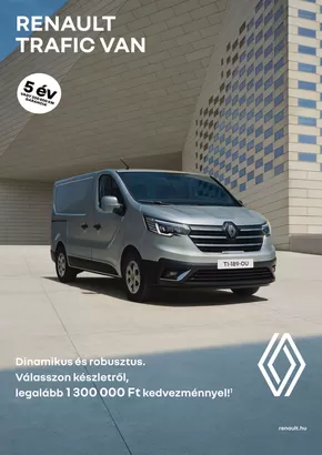 Renault katalógus, Siófok | Renault trafic-furgon-price | 2025-05-01T00:00:00.000Z - 2026-05-01T00:00:00.000Z