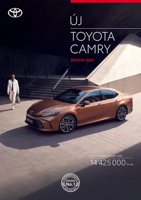 Toyota katalógus, Csorna | arlista camry | 2025-05-09T00:00:00.000Z - 2026-05-09T00:00:00.000Z